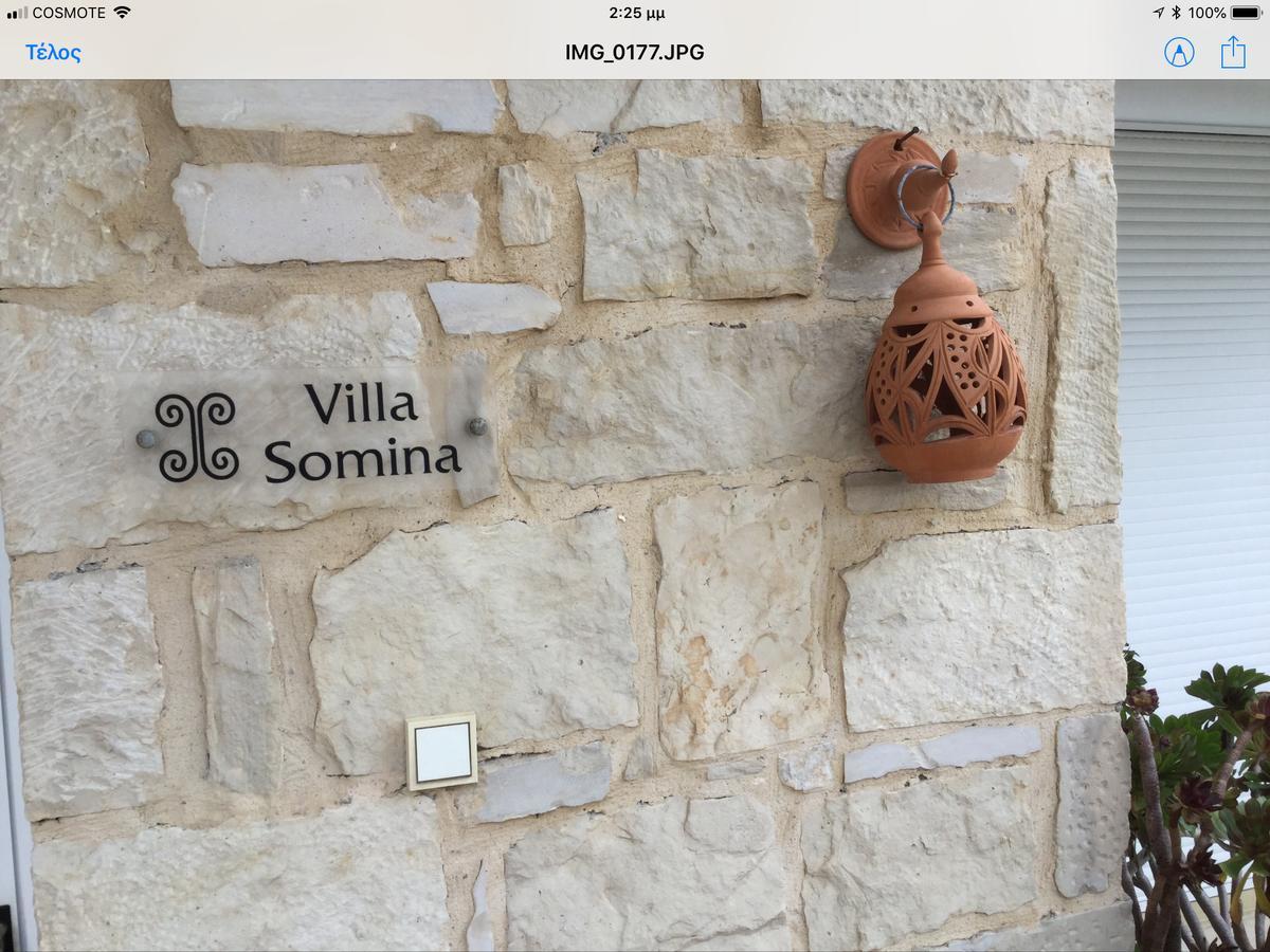 Villa Nopigia Somina Kíssamos Exteriör bild